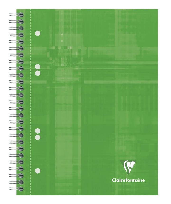 Clairefontaine Line Ruled 80 Sheets Wirebound Functional Notebook - A5+