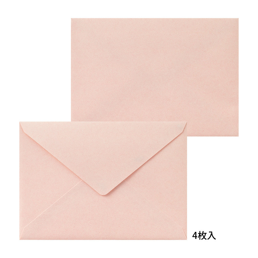 Midori Letter Set 462 Press Frame Pink