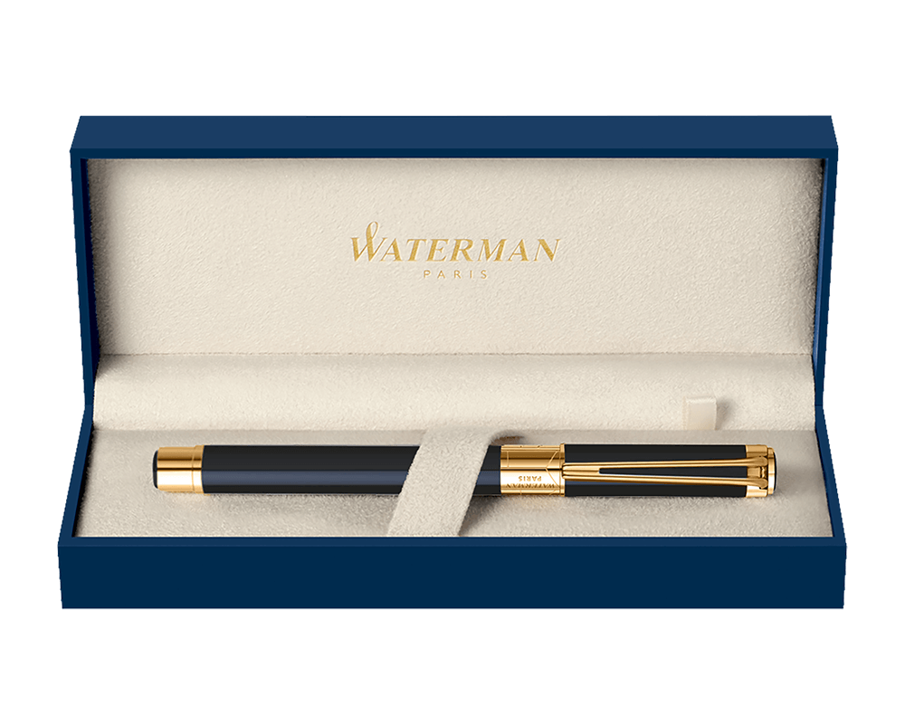 Waterman Perspective Black Gold Trims Rollerball Pen