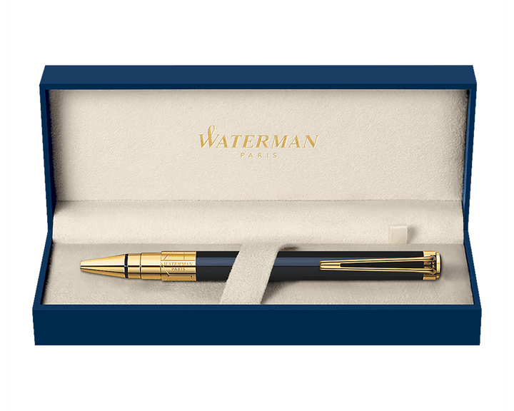Waterman Perspective Black Gold Trims Ballpoint Pen