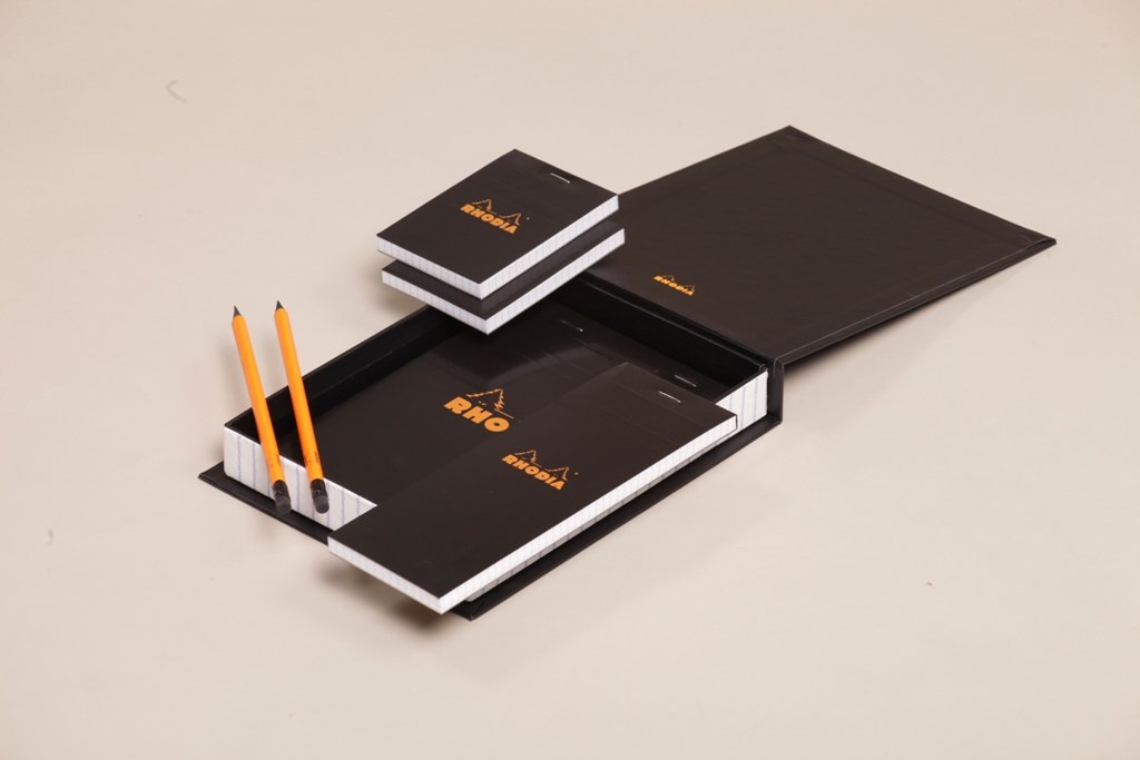 Rhodia Basics Stapled Line Ruled Notepad Essential Box Set