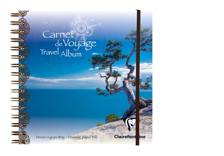 Clairefontaine Fine Art Polypro Wirebound Travel Album with 180g White Paper - Square - 200 mm x 200 mm