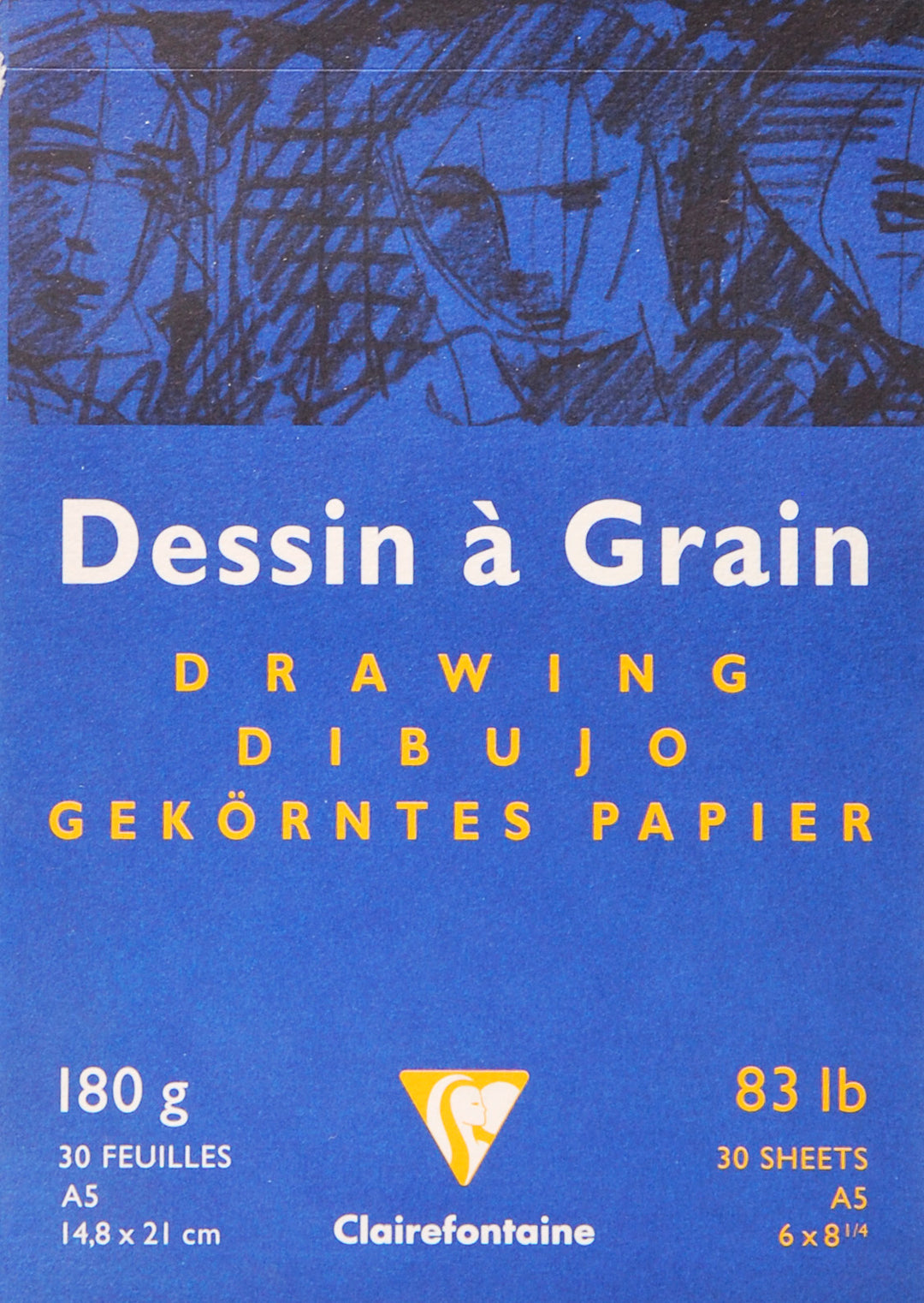 Clairefontaine Fine Art Dessin A Grain 180g Glued Pad