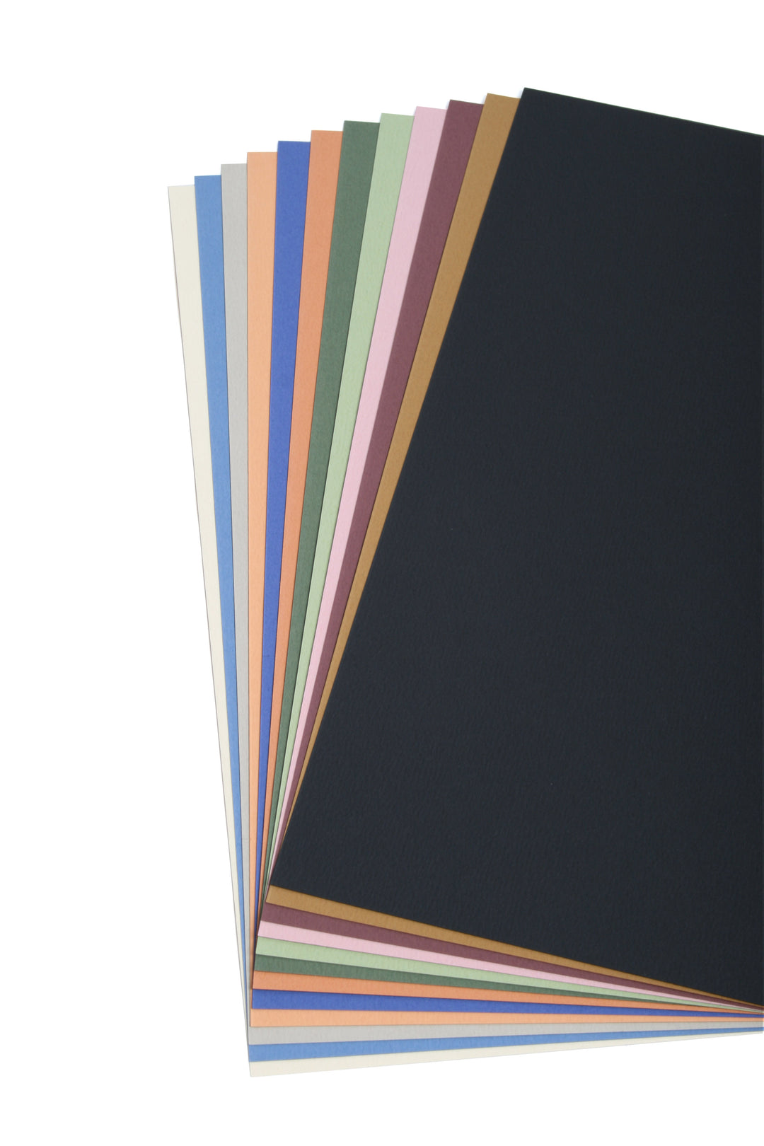 Clairefontaine Fine Art Grained Etival Drawing Paper 160g 12 Pastel Colour Sheets - 320 mm x 240 mm