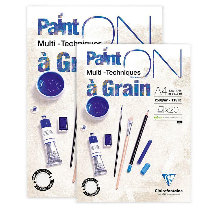 Clairefontaine Fine Art Paint`On With Grain 250g Pad