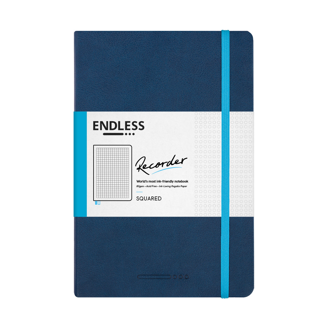 Endless Recorder Square Ruled Notebook Regalia Paper - A5
