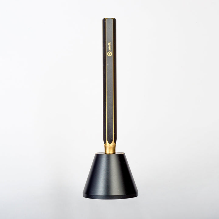 YSTUDIO Classic Revolve Desk Fountain Pen - Brassing Black