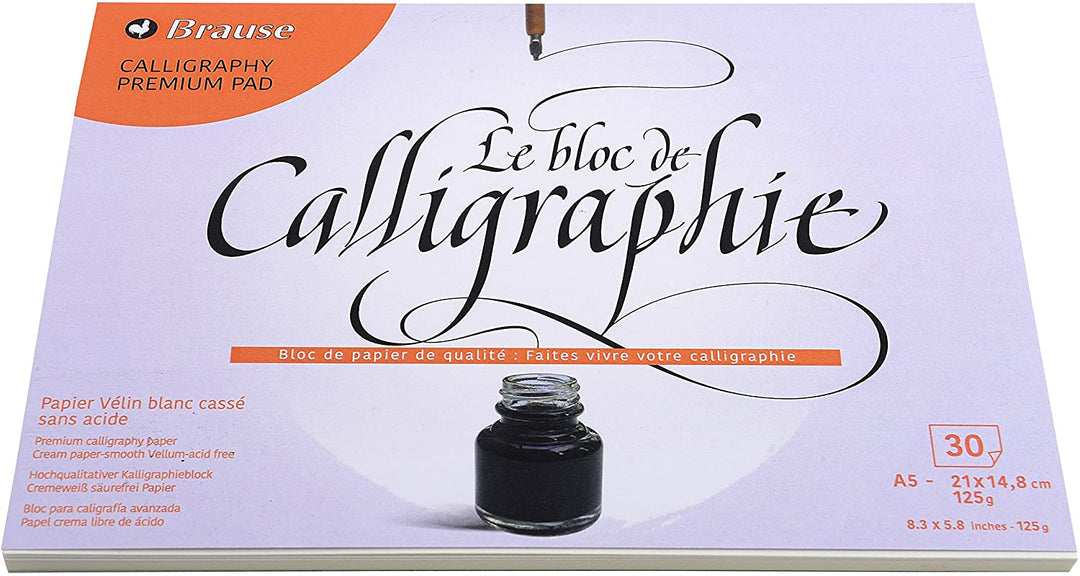 Brause Calligraphy 125g Glued Premium Pad