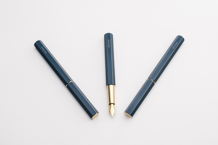 YSTUDIO Classic Revolve Fountain Pen - Blue