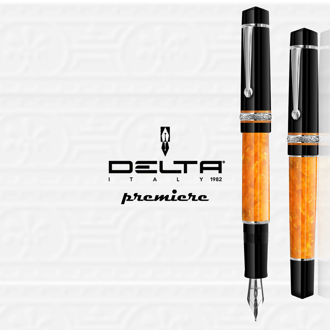 Delta DV 2.0 Premiere Palladium Trim Fountain Pen