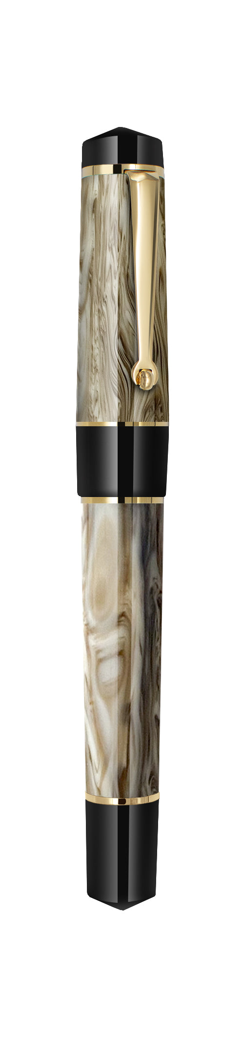 Maiora Alpha Futura K Alabastro Fountain Pen with Ink Window