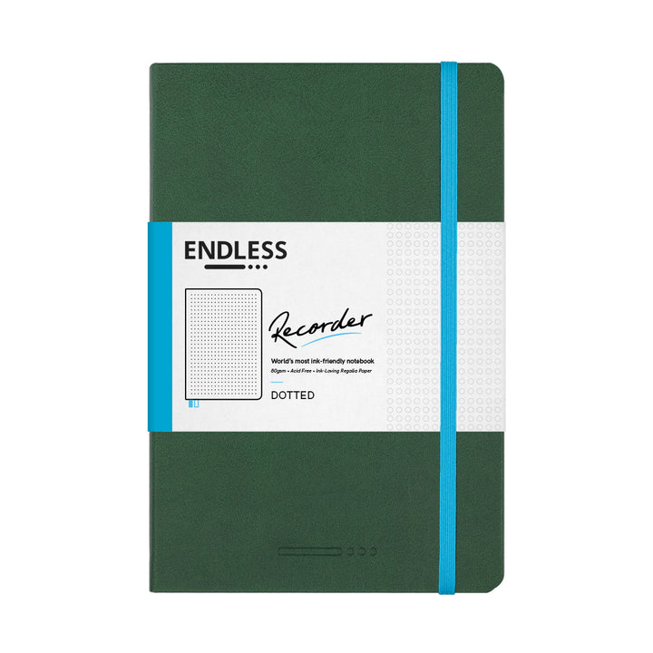 Endless Recorder Dot Grid Notebook Regalia Paper - A5