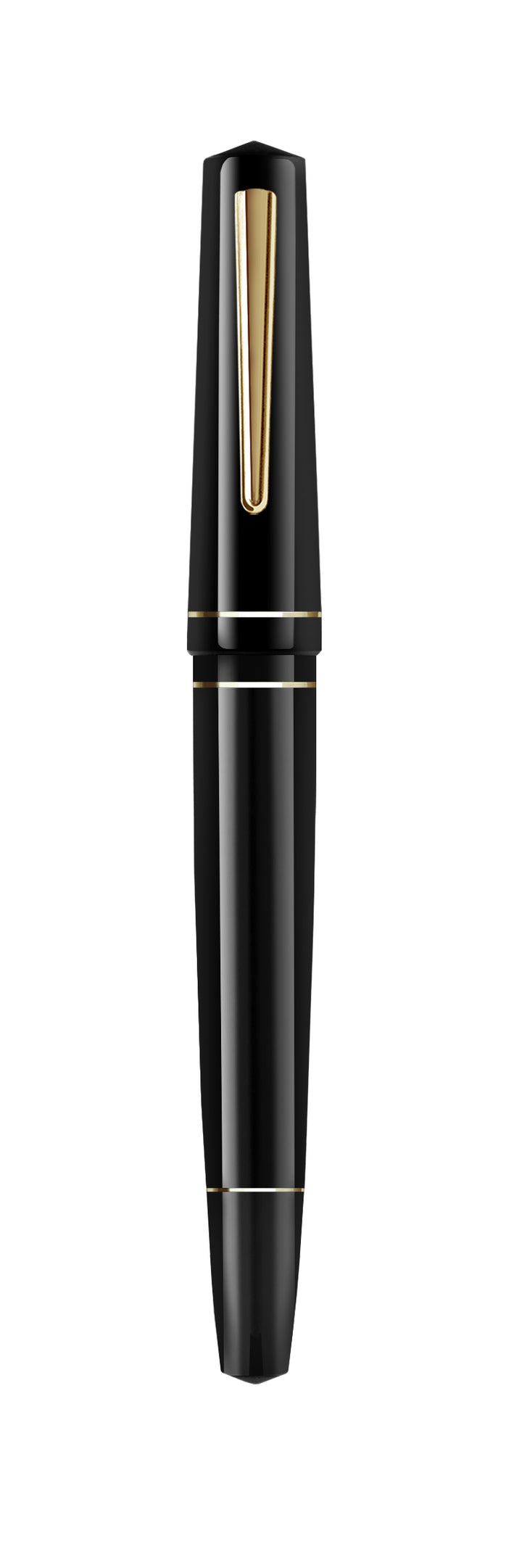 Maiora Impronte Mirror Black Fountain Pen