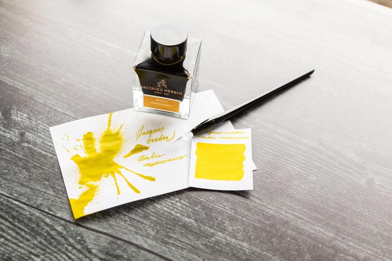 Jacques Herbin Scented Ink Bottle - Ambre Insouciance