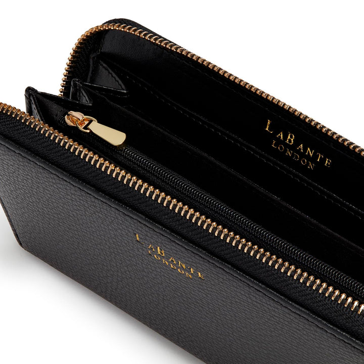 LaBante London Serene Black Zip Wallet