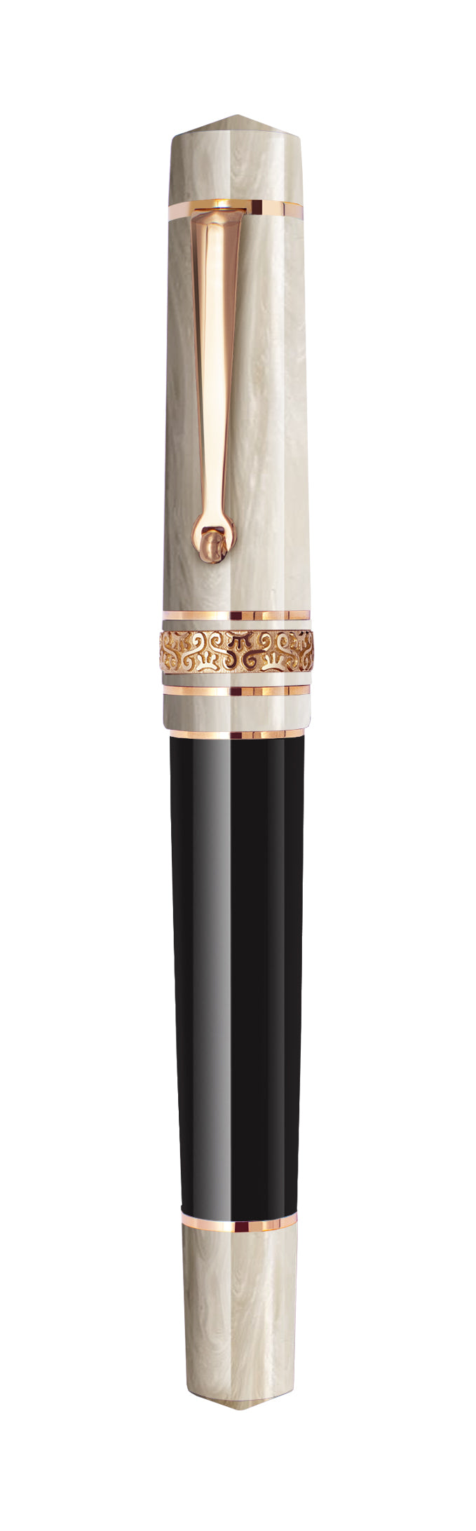Maiora Mitho Notteluna Rose Gold Fountain Pen with Ink Window