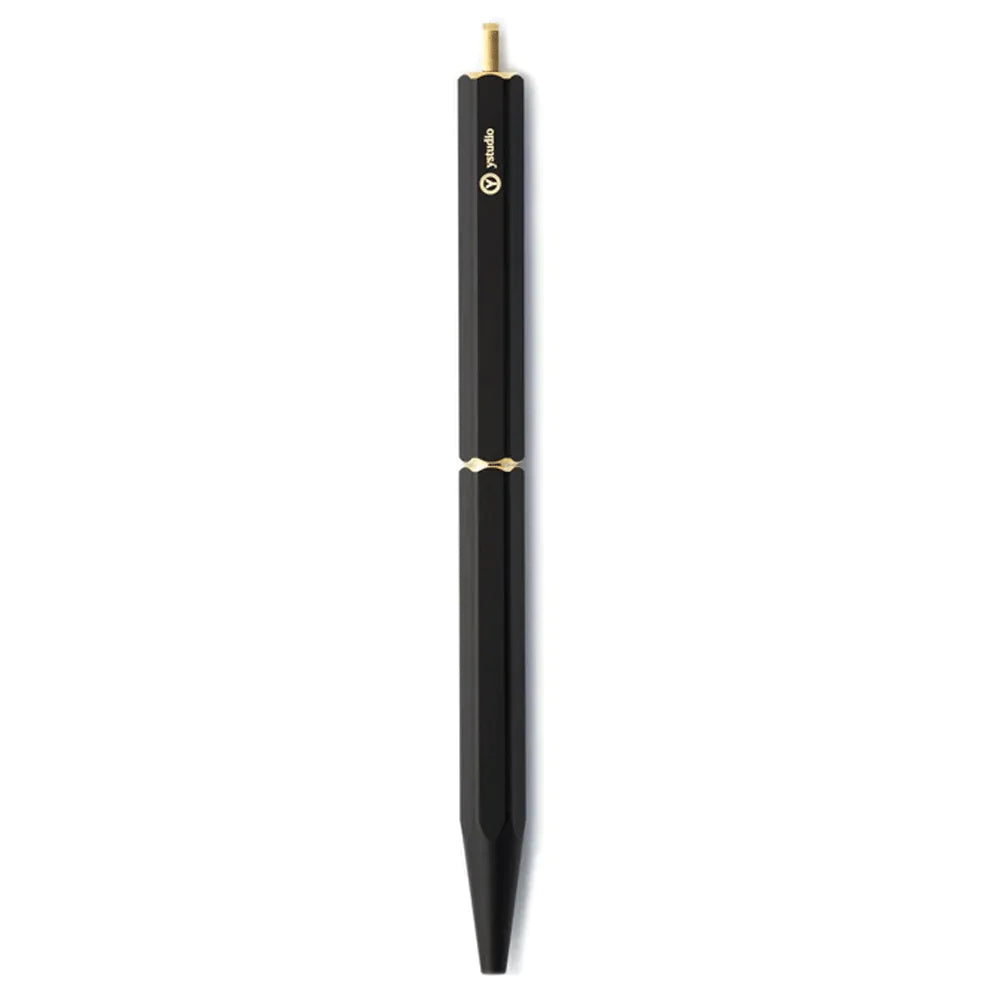 YSTUDIO Classic Revolve Portable Ballpoint Pen - Brassing Black