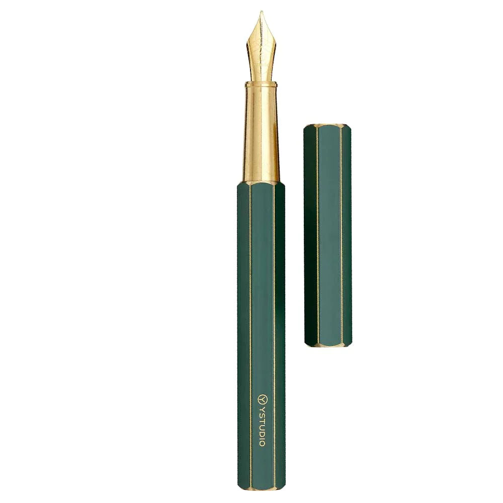 YSTUDIO Classic Revolve Fountain Pen - Green