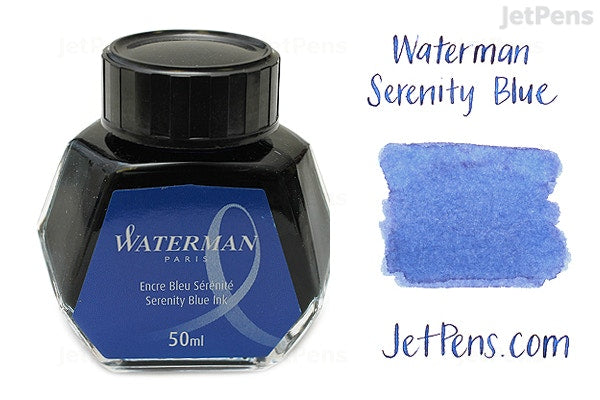 Waterman 50ml Ink Bottle - Serenity Blue