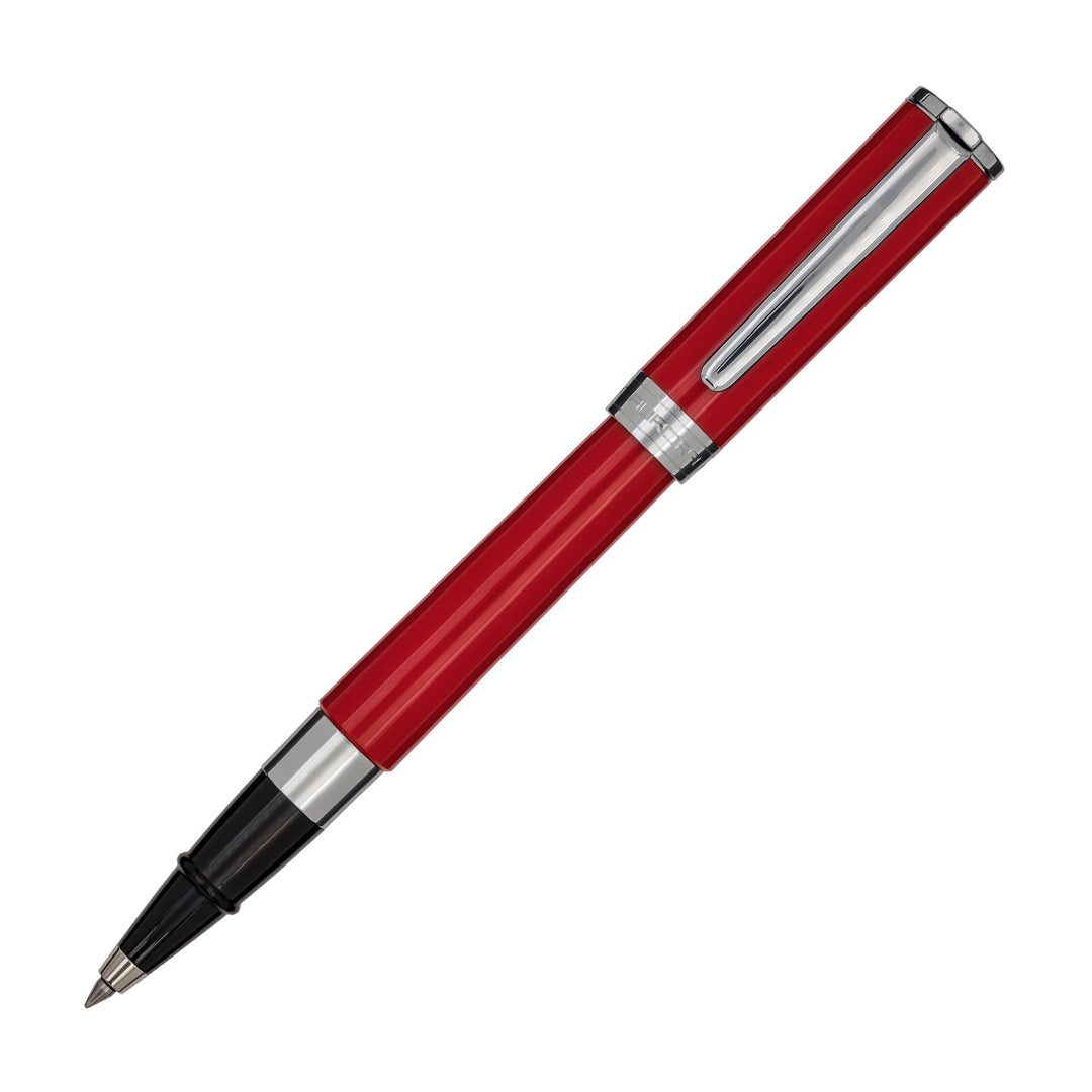 Aurora TU Resin Red with Chrome Trims Rollerball Pen