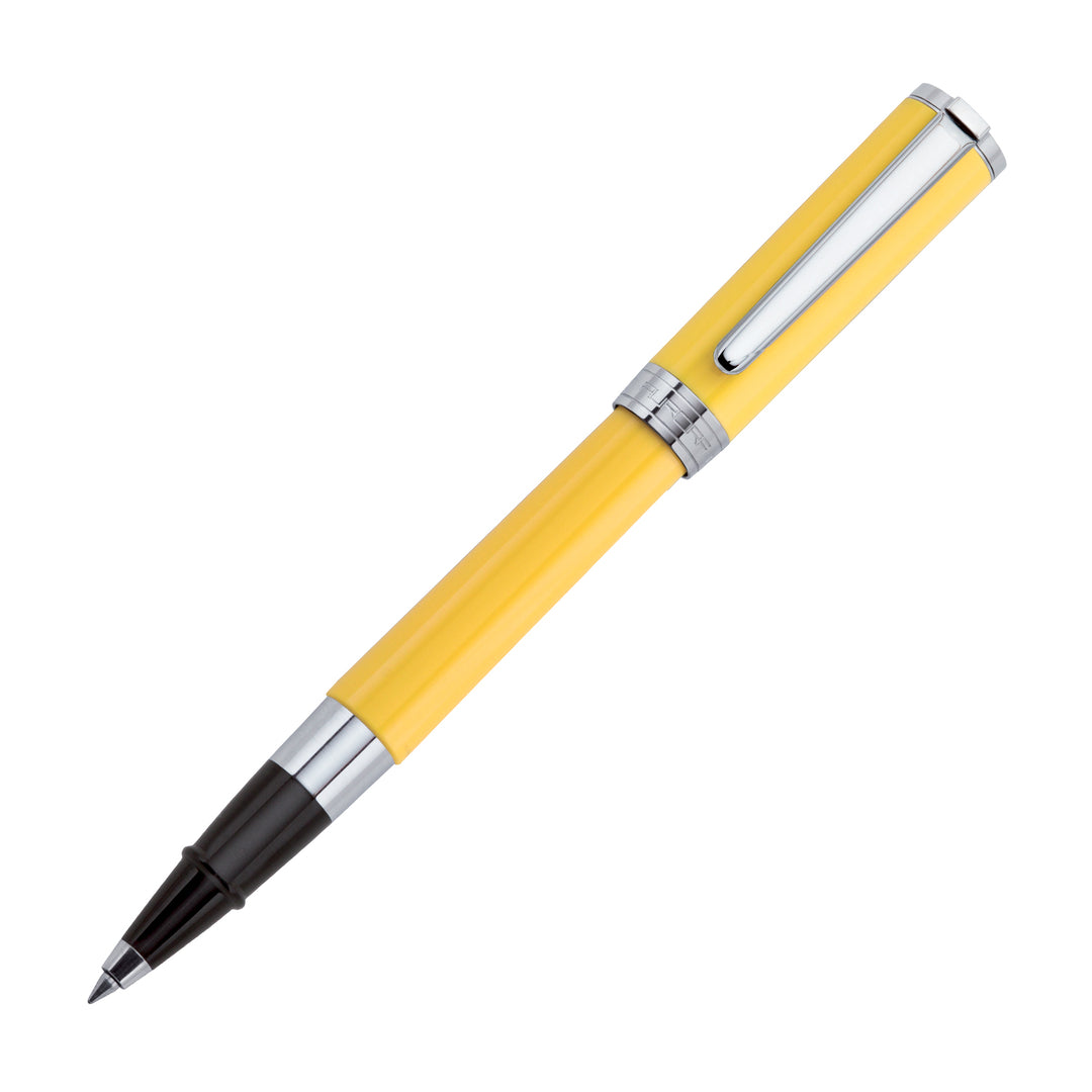 Aurora TU Resin Yellow with Chrome Trims Rollerball Pen