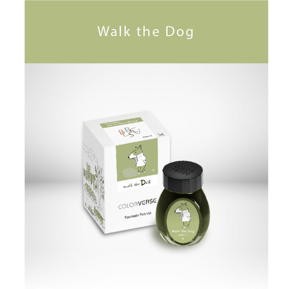 Colorverse, Ink Bottle - Joy In The Ordinary Earth Edition Walk The Dog (30ml)- Made In Korea