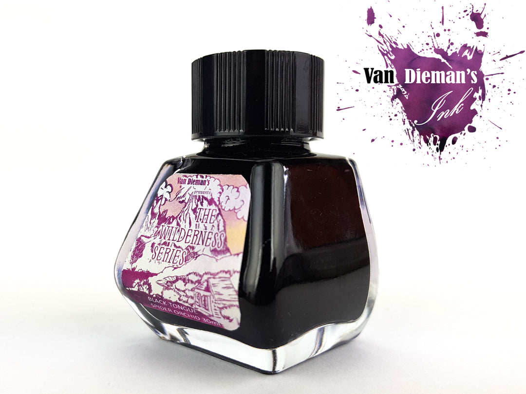 Van Dieman's Ink Wilderness - Black Tongue Spider Orchid