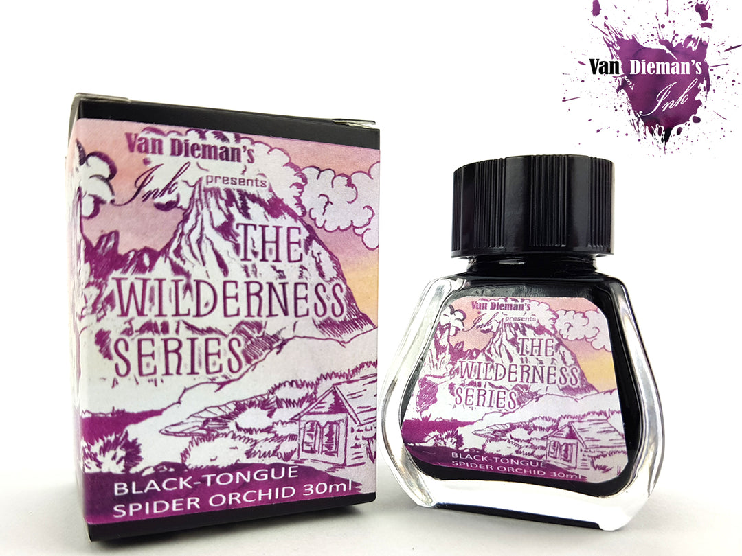 Van Dieman's Ink Wilderness - Black Tongue Spider Orchid