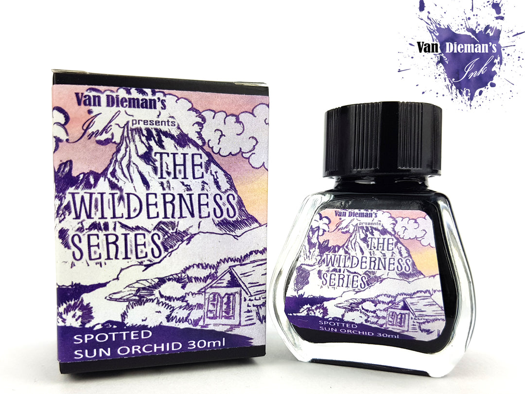 Van Dieman's Ink Wilderness - Spotted Sun Orchid
