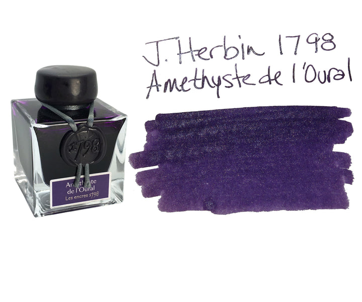Jacques Herbin 1798 Amethyst de L'Oural - 50ml Bottled Ink