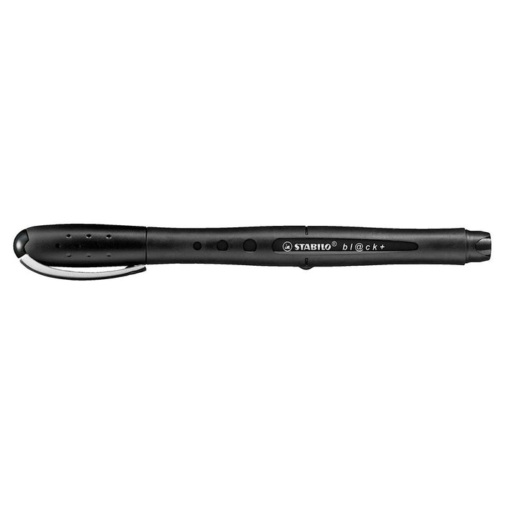 Stabilo Bl@ck Fine Tip 0.3mm Rollerball Pen (Pack of 10)