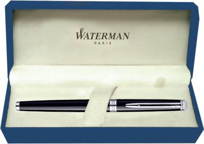 Waterman Hemisphere Mars Black Chrome Trim Rollerball Pen