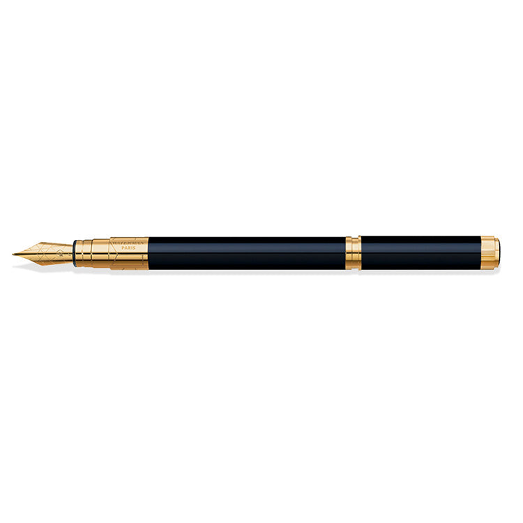 Waterman Perspective Black Gold Trims Fountain Pen